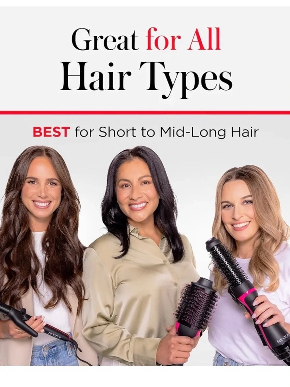 NEW Revlon One Step Volumizer Plus Hot Air Brush Shinier Blowouts